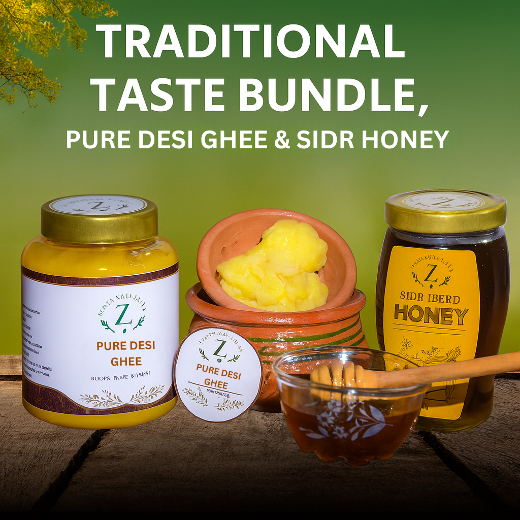 Pure Desi Ghee & Sidr Honey