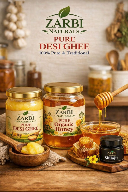 Pure Desi Ghee(1kg) & Flavourful Sidr Honey (1kg)